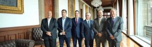 Junta de empresarios y gobernador